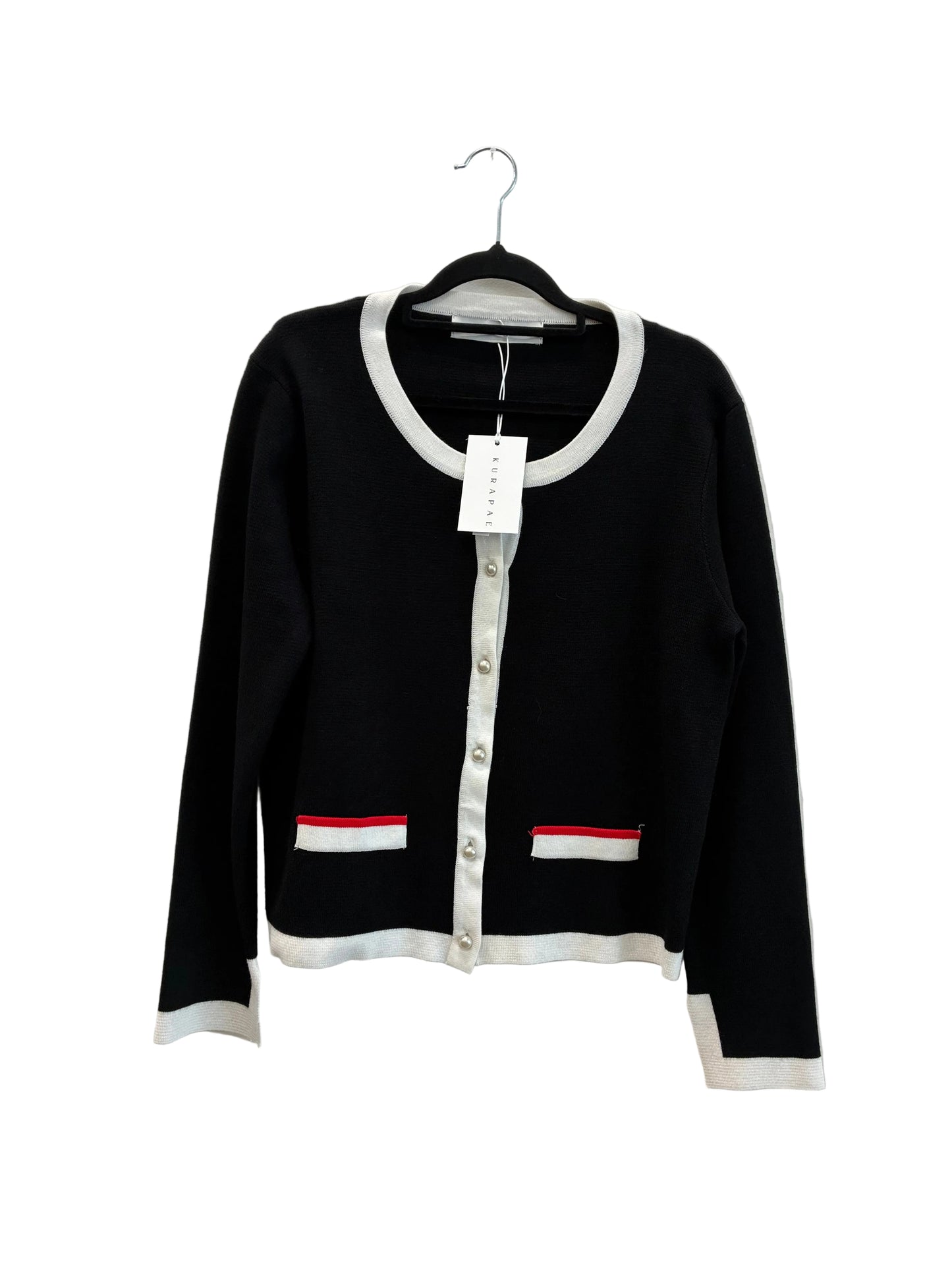 Zara Knit - Cardigan with pearl buttons - Size L