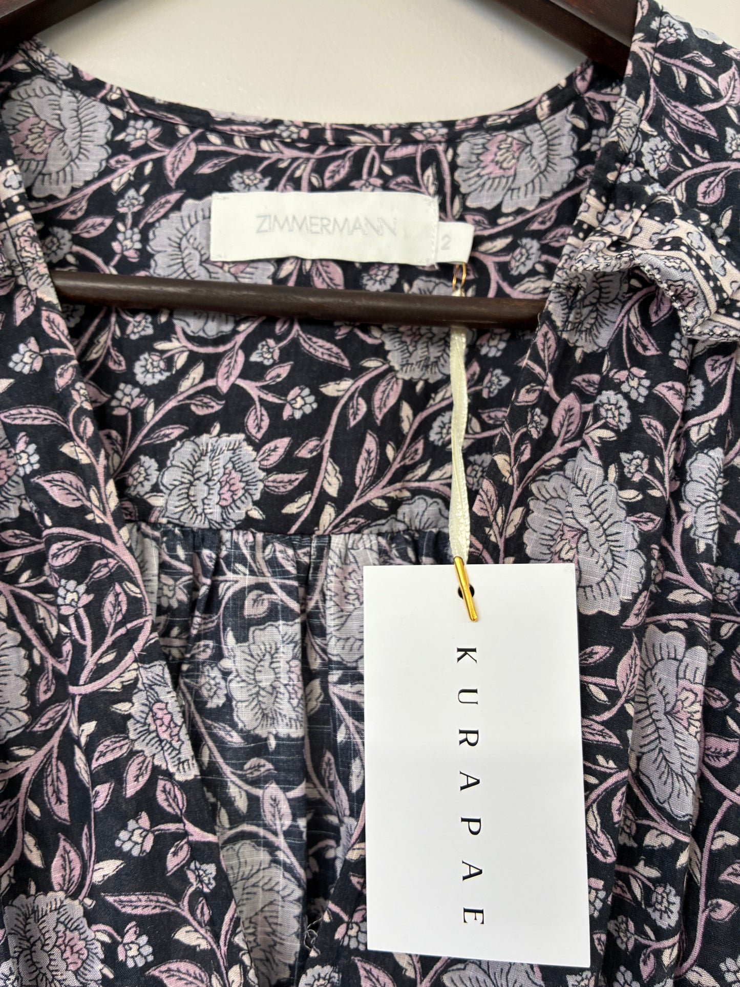 Zimmerman floral mini dress