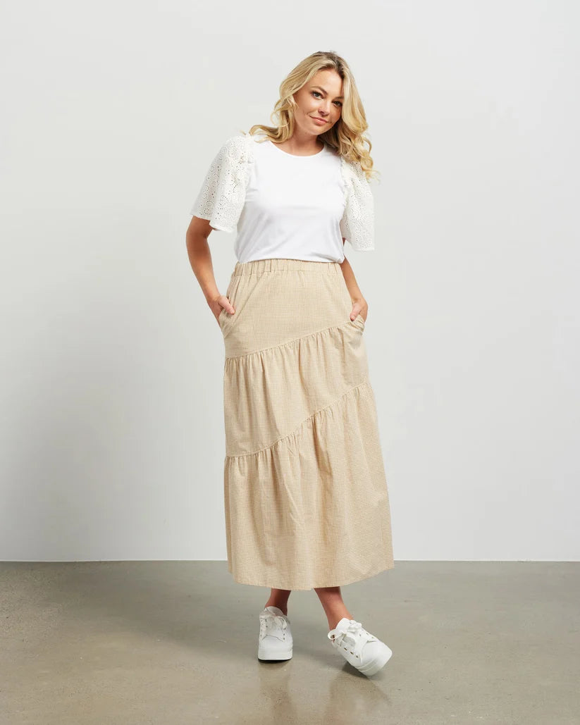 Et Alia - Gingham 'Evie' skirt BNWT