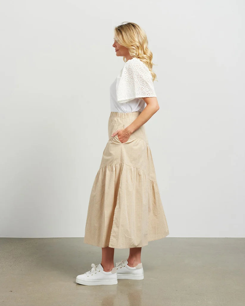 Et Alia - Gingham 'Evie' skirt BNWT