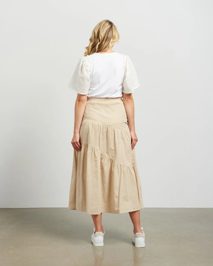 Et Alia - Gingham 'Evie' skirt BNWT
