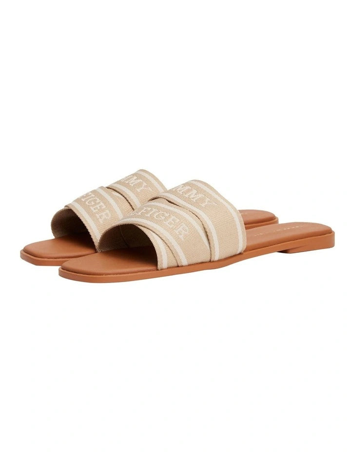 Tommy Hilfiger - Woven logo mules - Size 39
