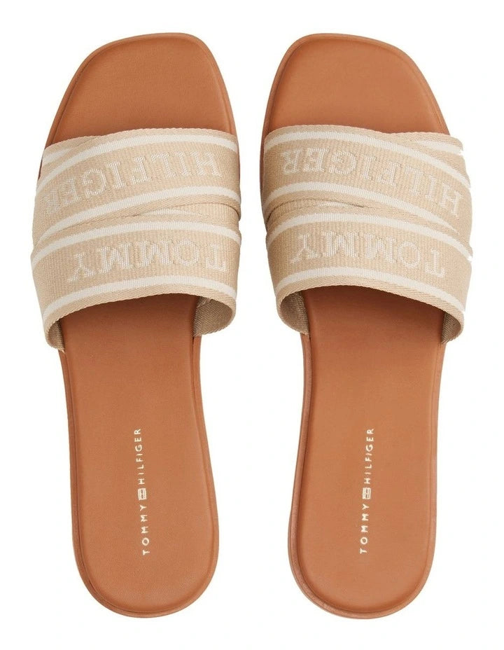 Tommy Hilfiger - Woven logo mules - Size 39